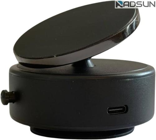 Vacuum Magnetic Phone Holder with Electric Suction - 360° Rotatable UAE | DUBAI عکس 1 