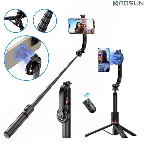 RADSUN L20 MagSafe Selfie stick Tripod with Bluetooth remote control  - 360° Rotatable UAE | DUBAI عکس 1 