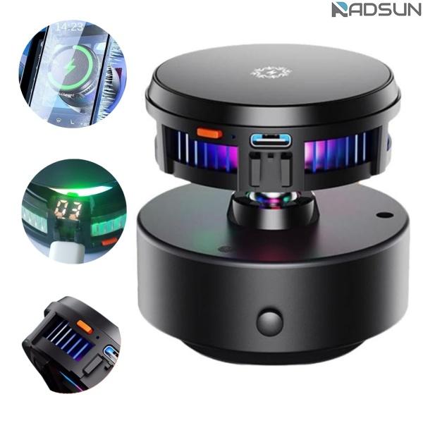 RADSUN Vacuum Magnetic Phone Holder with Phone Cooler & Wireless Charger UAE | DUBAI عکس 1 