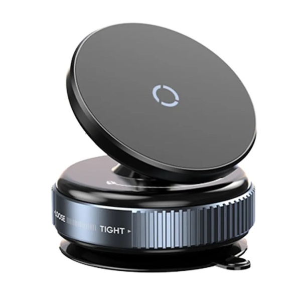 Vacuum Magnetic Phone Holder for Car – MagSafe Mount with Strong Suction & 360° Rotation UAE | DUBAI عکس 1 